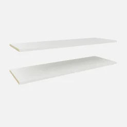 2 półki białe do szafy ADBOX 100 cm