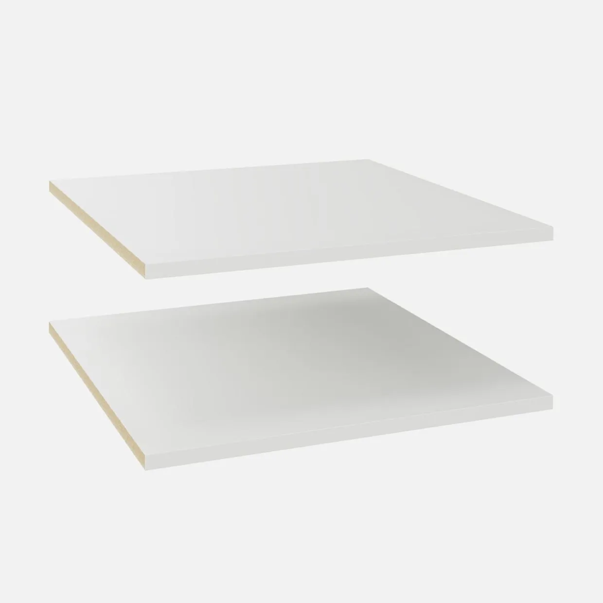 2 półki białe do szafy ADBOX 50 cm
