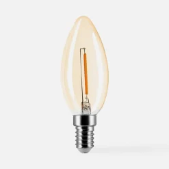 Żarówka LED barwa ciepła ORO-AMBER-E14-C35-1W-WW