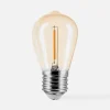 Żarówka LED barwa ciepła ORO-AMBER-E27-ST45-1W-WW