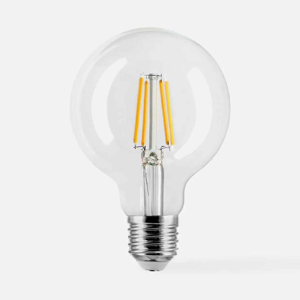 Żarówka LED barwa ciepła ORO-CLARO-E27-G80-7W-WW