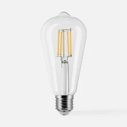 Żarówka LED barwa ciepła ORO-CLARO-E27-ST64-7W-WW