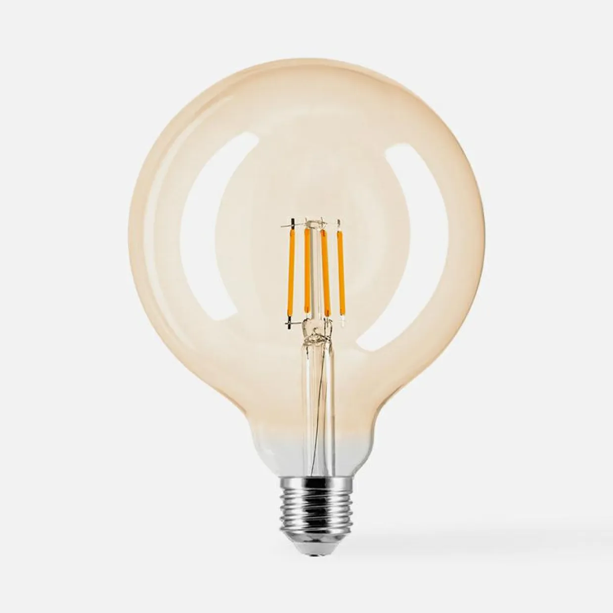 Żarówka LED barwa ciepła ORO-AMBER-E27-G125-4W-WW