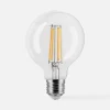Żarówka LED barwa neutralna ORO-CLARO-E27-G80-8W-NW