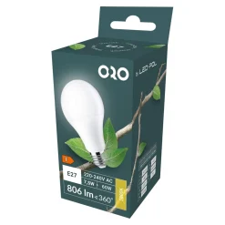 Żarówka LED E27 7,5W barwa ciepła ORO-ATOS-E27-A60-7,5W-WW