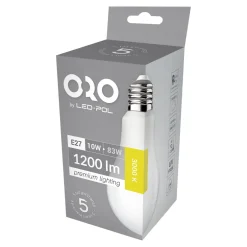Żarówka LED E27 10W barwa ciepła ORO-PREMIUM-E27-A60-10W-XP