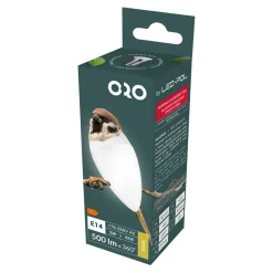 Żarówka LED E14 5W barwa ciepła ORO-E14-C37-TOTO-5W