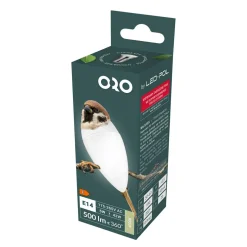 Żarówka LED E14 5W barwa neutralna ORO-E14-C37-TOTO-5W