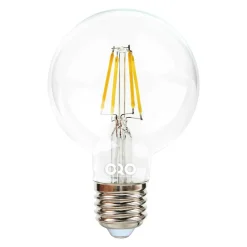 Żarówka LED E27 6W barwa neutralna ORO-E27-G80-FL-CLARO-6W-DIMM-DW
