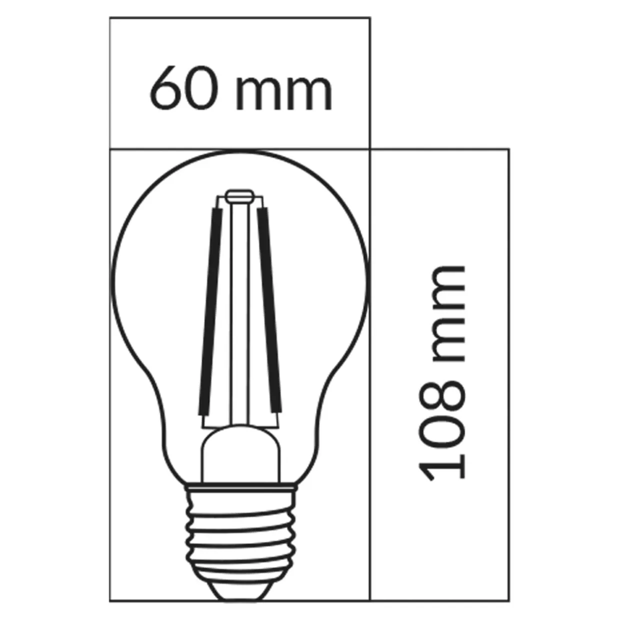 Żarówka LED E27 10,5W ORO-E27-A60-FL-CLARO-10,5W-DW barwa neutralna
