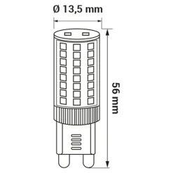 Żarówka LED G9 4,8W barwa neutralna ORO-G9-PETIT-4,8W-DW