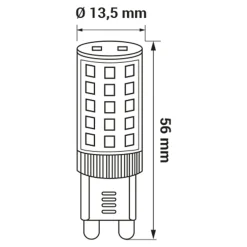 Żarówka LED G9 4W barwa zimna ORO-G9-PREMIUM-4W