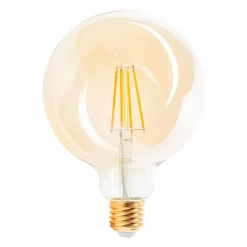 Żarówka ozdobna LED E27 6W barwa ciepła ORO-E27-G80-FL-AMBER-6W-DIMM