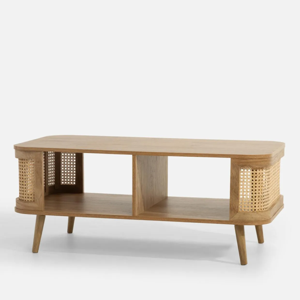 Ława z półkami boho FABLA