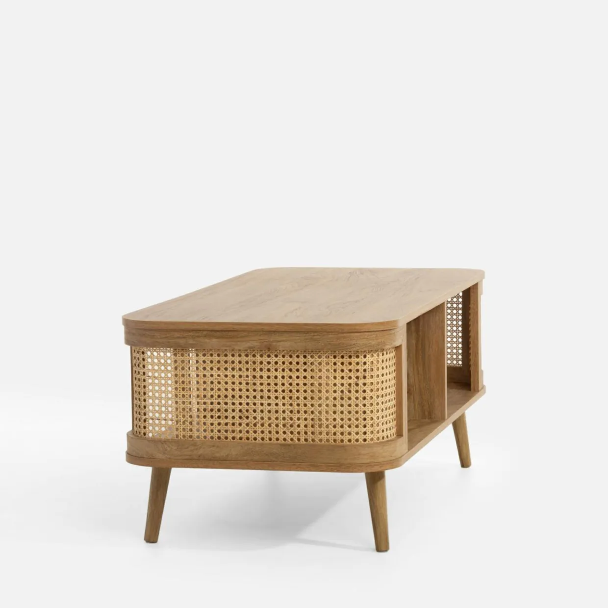 Ława z półkami boho FABLA