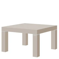 Ława z połyskiem CAPPUCINO 80 cm