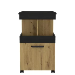 Barek na kółkach HOME BAR dąb artisan