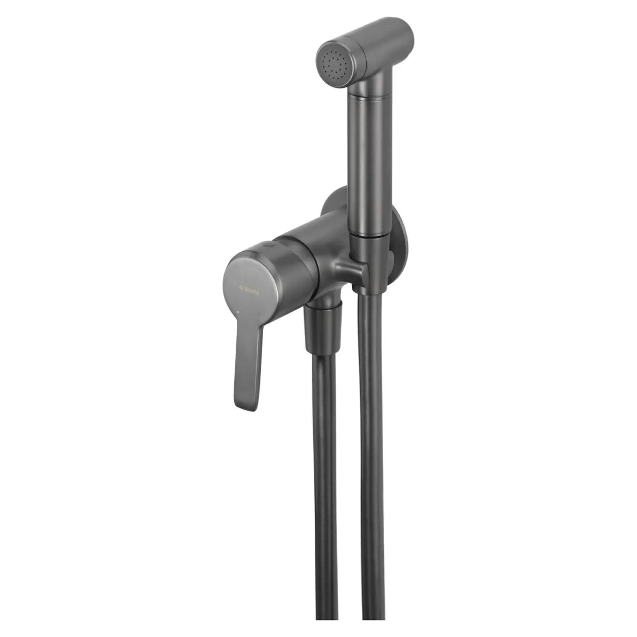 Bateria bidetowa podtynkowa ze słuchawką typu bidetta titanium ARNIKA