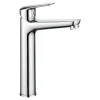 Bateria umywalkowa wysoka chrom BORO