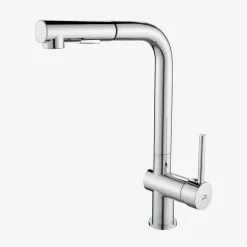 Bateria zlewozmywakowa z wyciąganą wylewką LAVEO LUX chrom