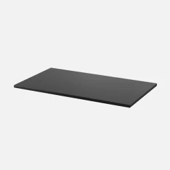 Blat łazienkowy czarny mat 80 cm