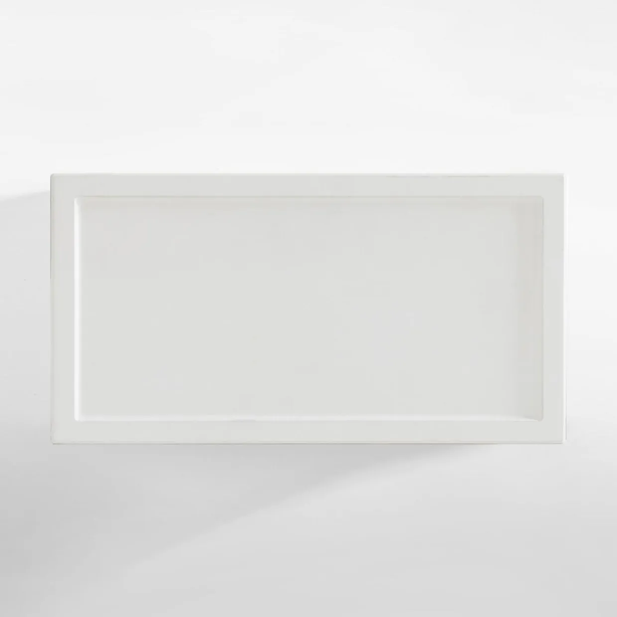 Blenda AVOLA 40x21 cm folia biały mat