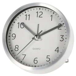 Budzik srebrny 9 cm