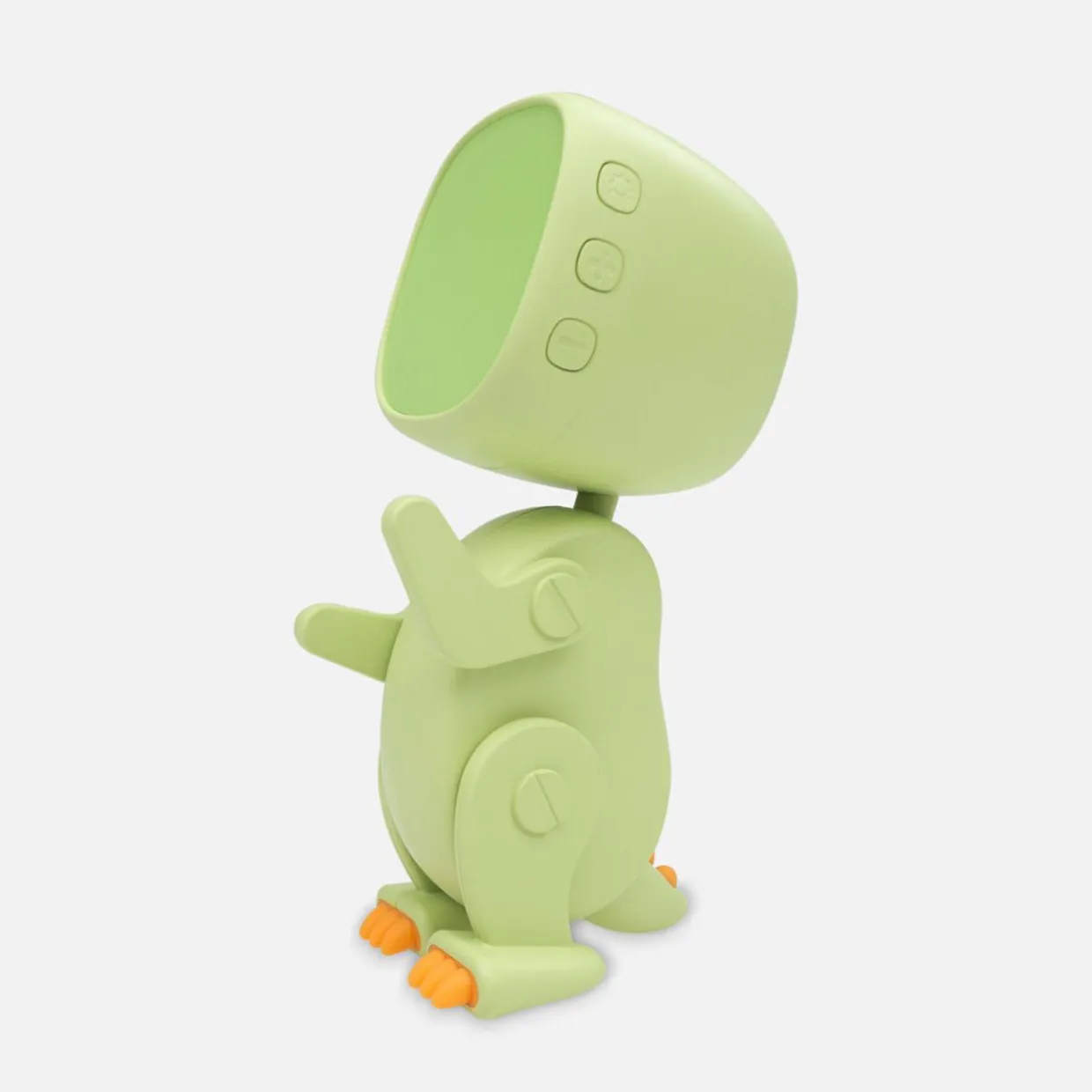 Budzik z wyświetlaczem LED MARY'S zielony ROBO DINO