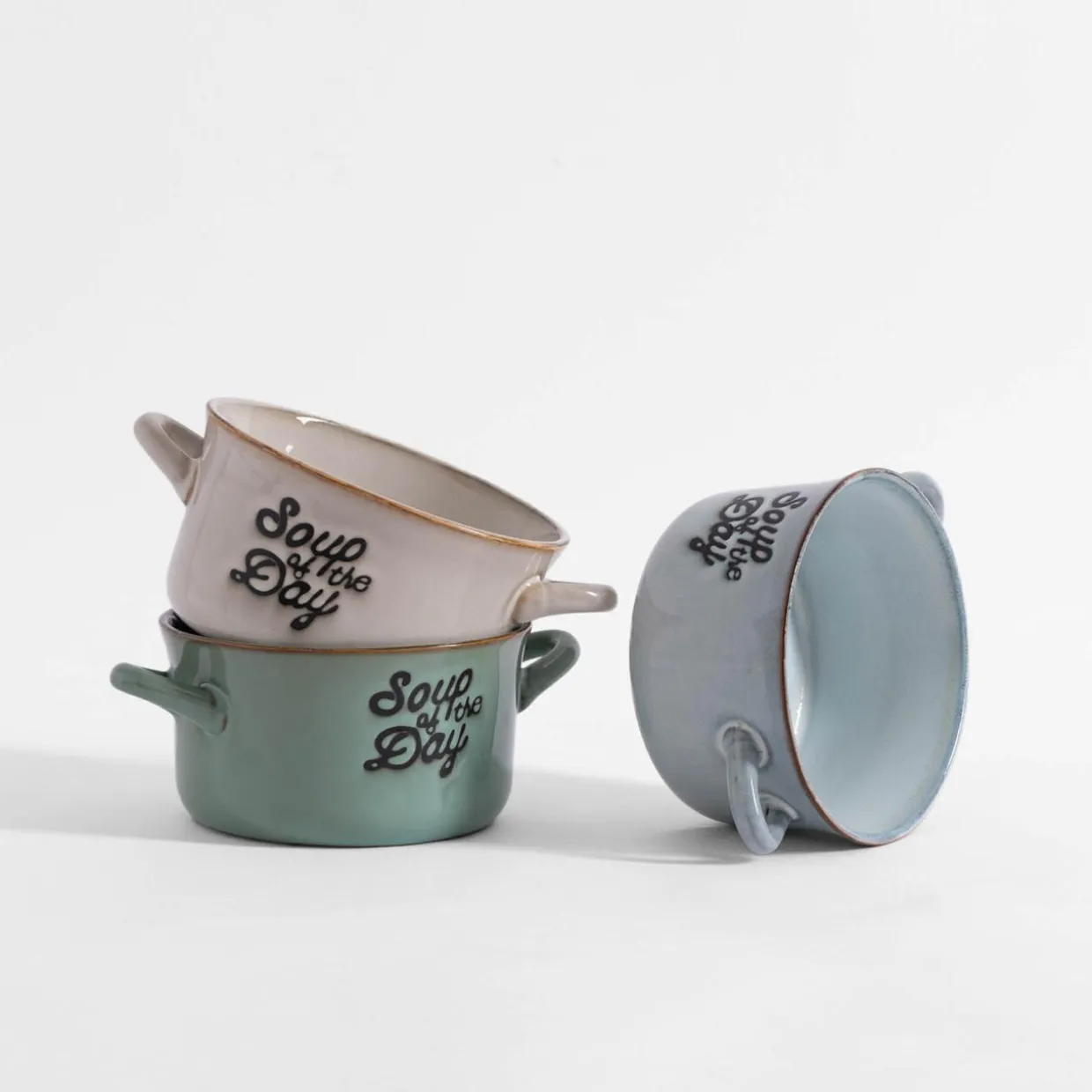 Bulionówka ceramiczna szara 580 ml