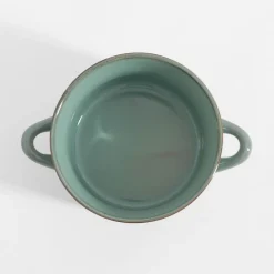 Bulionówka ceramiczna zielona 580 ml