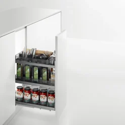Cargo podblatowe do szafki 30 cm, front wysuwny, highclass grey