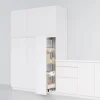 Cargo wysokie do szafki 30 cm, front wysuwny, chrom
