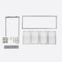 Cargo wysokie do szafki 30 cm, front wysuwny, chrom