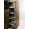 Cargo wysokie do szafki 30 cm, front wysuwny, chrom