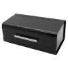 Chlebak metalowy czarny 36x22x14 cm