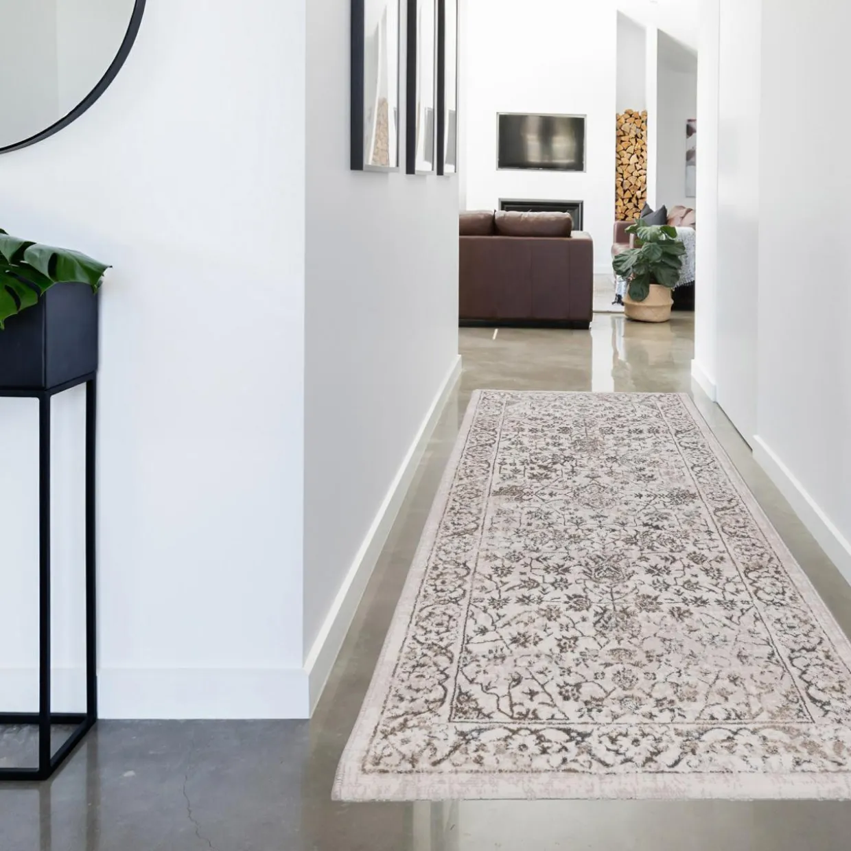 Chodnik beżowy KLASYK MIGUEL 67x160 cm