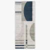 Chodnik geometryczny wielokolorowy HOUSTON 67x160 cm