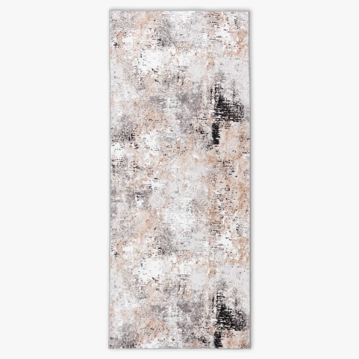 Chodnik szarobeżowy PRZECIERKA LONG 80x300 cm