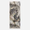 Chodnik szaro-niebieski MARMUR NORWAY 67x160 cm