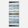Chodnik szary w pasy CRYSTAL VELVET 80x200 cm
