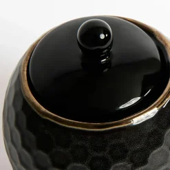 Cukiernica ceramiczna czarna BRESCA