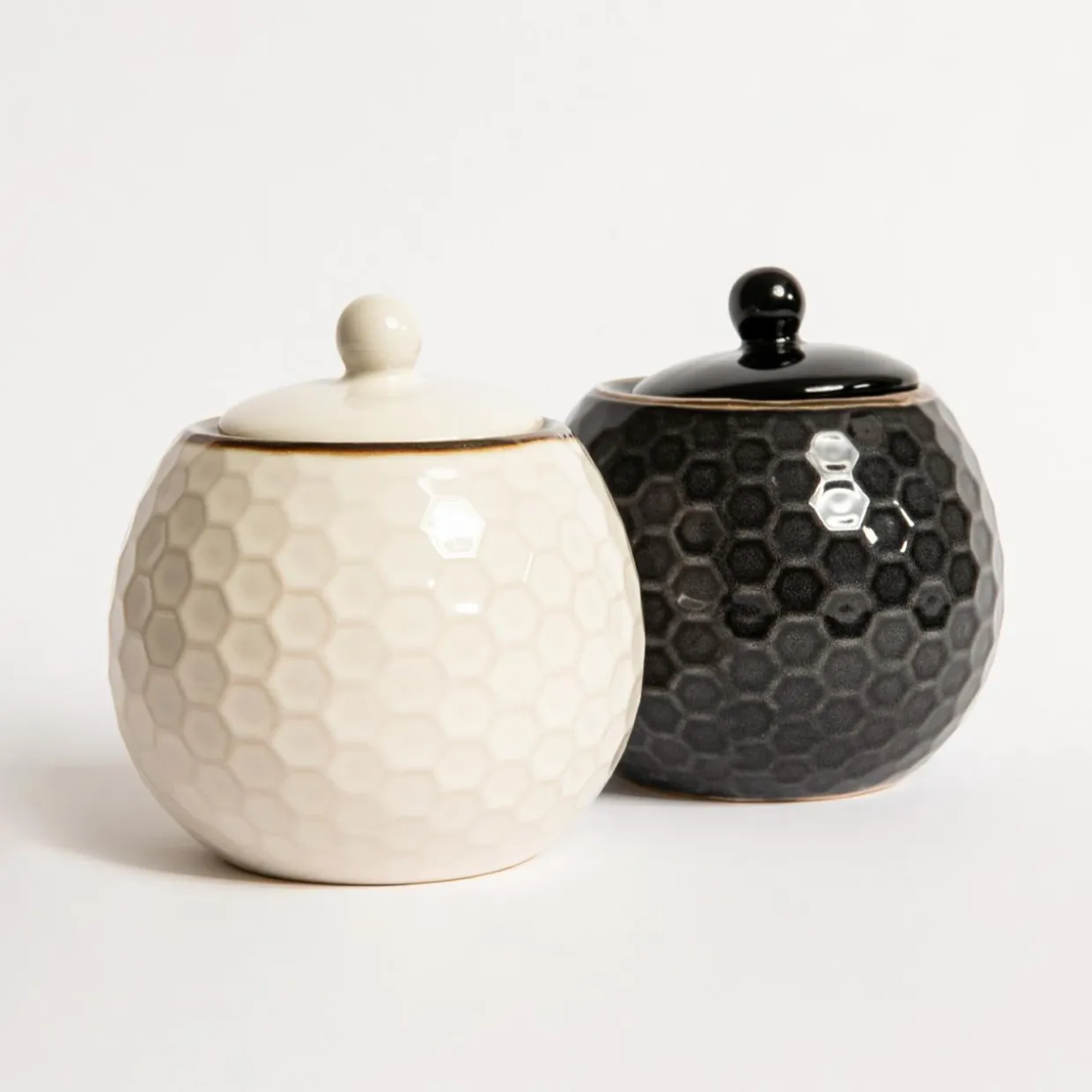 Cukiernica ceramiczna czarna BRESCA