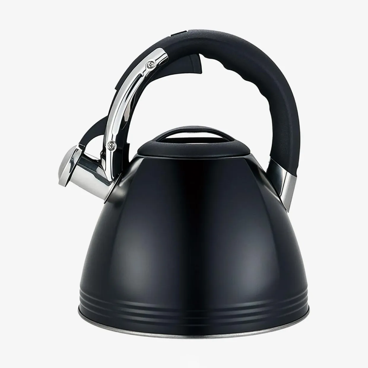 Czajnik na gaz i indukcję czarny 2,5 l