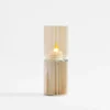 Dekoracja LED amber ŚWIECZKA 18,3 cm