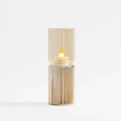 Dekoracja LED amber ŚWIECZKA 18,3 cm