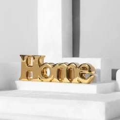 Dekoracyjny napis złoty HOME