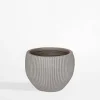 Donica ogrodowa okrągła taupe 22 cm