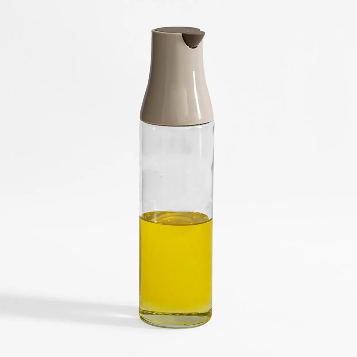 Dozownik do oleju szklany 500 ml szary