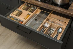 Drewniany wkład na przyprawy Q-WOOD moduł B 24,9 cm