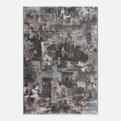 Dywan abstrakcyjny ciemnoszary NOVANTA 120x170 cm